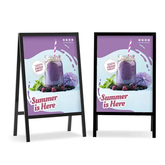 Double Side A-frame Sign A1 Advertising Poster Display Board Stand A Frame