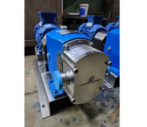 Bombas lobulares higiénicas de alta resistencia para una transferencia constante y suave de fluidos viscosos en instalaciones de producción sanitaria - Product Image 1