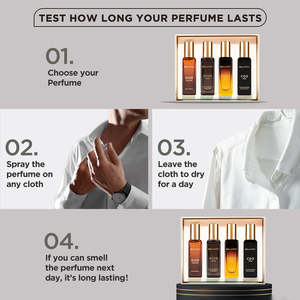 BELLAVITA Set de Regalo de Eau de Parfum en Roll-On para Hombre, 10 ml, Aroma Amaderado, Tamaño de Muestra - Product Image 3