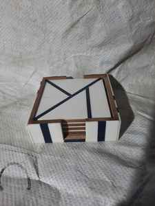 ถาดรองแก้วไม้สี่เหลี่ยมแบบคลาสสิกสำหรับบาร์โรงแรมบ้านสำนักงานและร้านอาหารดีไซน์มาแรง - Product Image 3