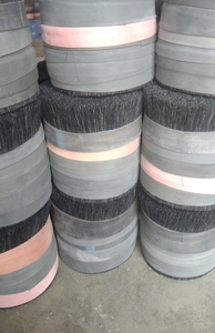 Brocha de afeitar de cuerno, pelo de cola de búfalo de ganado de color negro mezclado para hacer brochas - Product Image 2