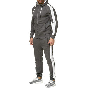 Custom Logo Men Tracksuits <b>Oversized</b> Fit Sweats Suit Men Training Wear Blank <b>Sweatpants</b> and Zip Up Hoodie Set for Men - Product Image 6