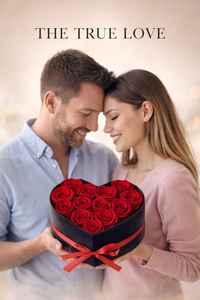 Caja de Rosas Preservadas en Forma de Corazón, 16 Flores Rojas Eternas, Regalo para Ella, Decoración de Mesa para el Día de San Valentín - Product Image 3