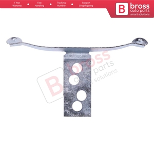 รางเลื่อนม่านบังแดดซันรูฟ BSR6 ด้านขวา พร้อมคลิปโลหะและสปริง สำหรับรถยนต์ซีรีย์ 3 รุ่น E46 ปี 1997-2006 รหัสอะไหล่ 54138246025 - Product Image 2