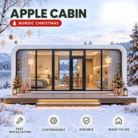 Cabine de luxe mobile de 20 pieds, bureau extérieur, pod de travail mobile pour jardin