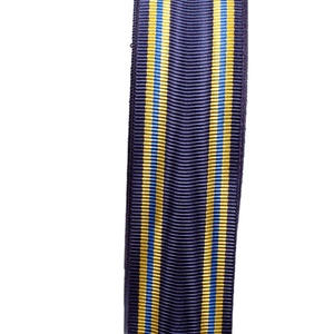 Ruban de polyester imprimé feuille d'or ruban imprimé style cérémoniel marque effet moiré rubans - Product Image 1