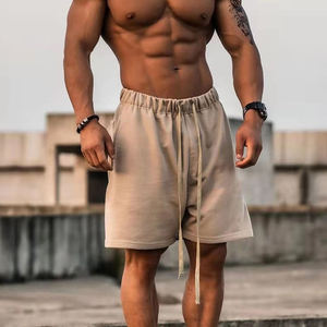 Ropa de entrenamiento de gimnasio holgada de último estilo, pantalones cortos para hombre, material ligero, ropa de verano transpirable de secado rápido para correr personalizada - Product Image 6