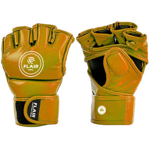 Gants de MMA professionnels unisexes en cuir PU à demi-doigts, grande taille, imperméables, extensibles, pour l'entraînement, avec impression couleur personnalisée, directement de l'usine - Product Image 5