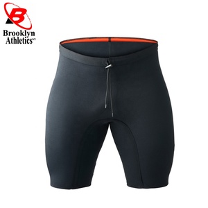 Short de compression de gymnastique taille moyenne personnalisable pour hommes pantalon de course à pied à motif solide pour l'entraînement sportif et le fitness - Product Image 2