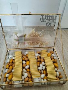 Boîte à bijoux en verre métallique vintage de qualité supérieure avec des accents élégants pour une solution de rangement élégante à la maison - Product Image 3