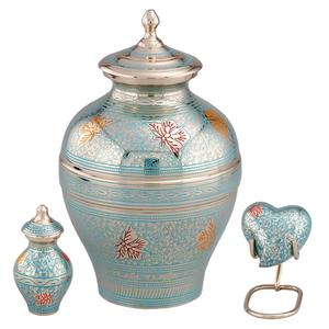 Urna de cremación de diseño de Metal y latón - Product Image 2