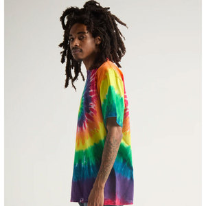 Shaka Wear Oversized <b>Tie</b>-Dye T-Shirt Men's <b>Tie</b>-Dye Cotton Short Sleeve T-Shirt Rainbow X-Large T Shirt - Product Image 3