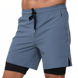 El mejor Material, pantalones cortos de gimnasio para hombre, pantalones cortos de PANA con logotipo personalizado, Etiqueta Privada, técnica teñida lisa, precio - Product Image 1