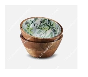 ชามผสมไม้สำหรับสลัดและซุปชามไม้อะคาเซียชามผสมสำเร็จรูปจากธรรมชาติ - Product Image 1