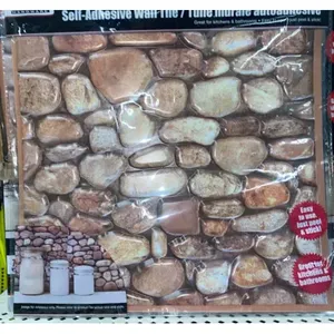 Banco de herramientas ligero de 12 piezas, palo de cáscara, azulejo de pared, salpicadero de roca moderno para cocina, dormitorio, Damasco impermeable ignífugo - Product Image 1