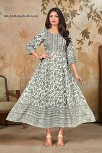 ชุดราตรีผ้าเรยอนสำหรับสตรีพิมพ์ลายพร้อมงานเย็บปักถักร้อยเรียงตามลำดับสำหรับผู้ส่งออกทั่วโลก - Product Image 5