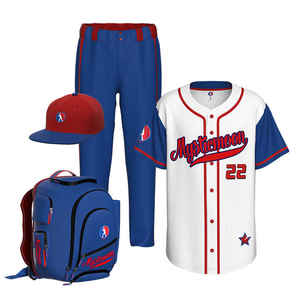 Vente en gros de chemises de style uniforme de baseball à broderie personnalisée pas cher maillot de baseball vierge vêtements de sport chemises respirantes de grande taille - Product Image 3