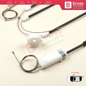 Kit de réparation de lève-vitre électrique BWR487, porte droite, pour Série 3 E46 Coupé Cabriolet 1999-2007 2/3 portes 51338229106 - Product Image 6
