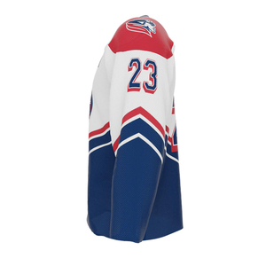 Sudaderas de Hockey, Jersey de Hockey de Poliéster en Blanco, Compra al por Mayor, Jersey de Hockey sobre Hielo Personalizado en Blanco - Product Image 4
