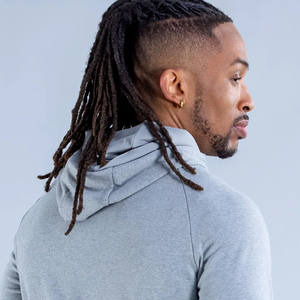 High Demand Custom Grey Marl Stretch Fabric Men Hoodies Cotton Blended Breathable & Quick Dry <b>Gym</b> & Streetwear <b>Hoodie</b> <b>For</b> Men - Product Image 6