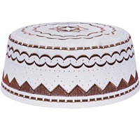 Nuevo Diseño, Gorros de Oración Musulmanes Islámicos Personalizados, Estampados Árabes Turcos, Transpirables, Ecológicos, de Malla/Tela Satinada, Gorras Casuales para Hombres