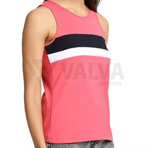 Camiseta sin mangas deportiva informal para mujer, camiseta transpirable para gimnasio y Fitness, tela de punto para correr, fabricada en Pakistán - Product Image 3