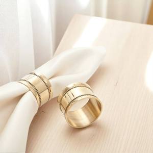 แหวนรองผ้าเช็ดปากอะลูมิเนียมตกแต่งคุณภาพสูง J N Crafts ขนาด 2.5 ซม. สำหรับตกแต่งโต๊ะงานแต่งงาน งานเลี้ยงที่บ้าน มีสินค้าพร้อมส่ง เป็นมิตรกับสิ่งแวดล้อม ทันสมัย - Product Image 5