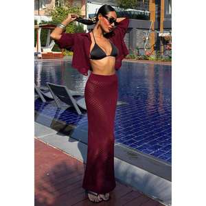 เจนนี่ 9800-0025 ชุดคลุมกระโปรงลูกไม้พร้อมดีเทลลูกไม้สุดหรู - Product Image 5