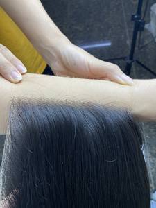 Mejor venta 100% cabello humano HD Cierre de encaje pelo liso crudo vietnamita = pelo - Product Image 2