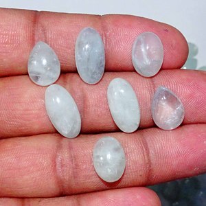 Natural Brazil Aquamarine Gemstone Cabochon Semi-Precious Loose Gemstone for Making Jewelry Bulk Product Customize Shape - Product Image 1