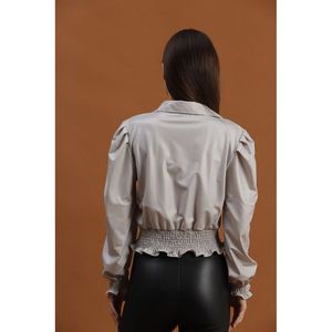 Robes de soirée en similicuir en gros, chemisiers élégants pour occasions spéciales - Product Image 2