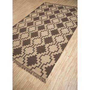 Alfombras de Yute y Cáñamo Tejidas a Mano de Nomadic Threads, Color Beige Marrón, Modelo SDJT-237, Alfombras Rectangulares Geométricas para el Hogar, Sala de Estar y Pasillo - Product Image 2