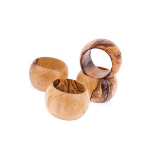 Anneaux de serviette en bois multicolores personnalisés pour les mariages et les fêtes-pour l'hôtel et la maison disponibles dans des tailles personnalisées pour la vente en gros - Product Image 5