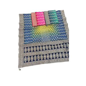 Saree élégant en soie de viscose de Dola parfait pour la réception de fête et les occasions spéciales - Product Image 4