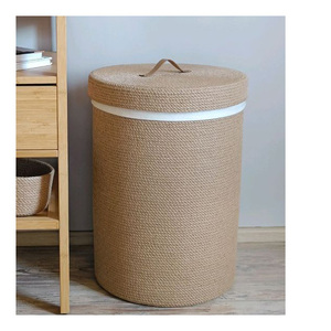 Handwoven Eco-Chic Jute & Cotton Baskets The Colorful Home Decor Collection Home and Hotels Woven Technics - Product Image 4