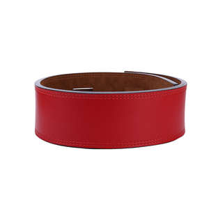 Hot Selling Cowhide Wrist Weight <b>Belts</b> for Powerlifting Training Breathable Lever <b>Belt</b> Secure Buckle Lever Fitness Safety - Product Image 2