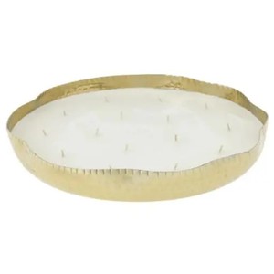 Bol à bougie design courbe de haute qualité bocal à bougie fait main plaqué or avec une bonne fabrication et en vrac - Product Image 3