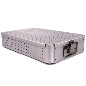 กล่องฆ่าเชื้อเครื่องมือผ่าตัดผ่านกล้องแบบแมนนวล ทำจากอลูมิเนียมอัลลอยด์ ยี่ห้อ Mahersi - Product Image 2