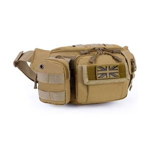 Riñonera Delta - Coyote, compartimento principal grande con cremallera, bolsa lateral desmontable con cremallera, bolsillo lateral, Camuflaje Personalizado - Product Image 1