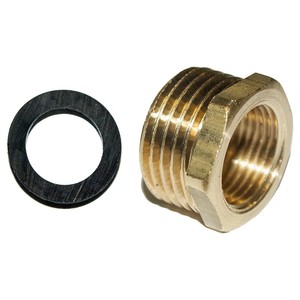 1/2ลดทองเหลือง "-3/8" พร้อมข้อต่อ3/8" - Product Image 1
