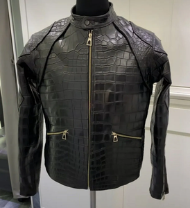 Veste en cuir de haute qualité pour hommes moto ou style décontracté Logo broderie OEM/ODM fabricant usine en gros - Product Image 3