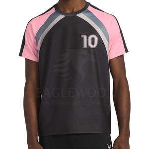 เสื้อฟุตบอลผู้ใหญ่ขายดี น้ำหนักเบา-100% โพลีเอสเตอร์ แห้งเร็ว ระบายอากาศดี รับสกรีนชื่อทีม/หมายเลข บริการ OEM - Product Image 3