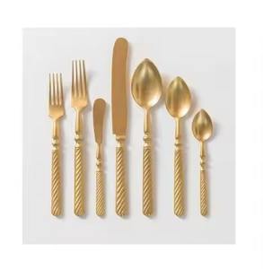 Ensemble de couverts en acier inoxydable pour la salle à manger quotidienne, fourchette, cuillère, couteau pour hôtel, restaurant, utilisation à la maison - Product Image 4