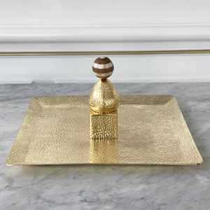 ถาดเสิร์ฟช็อกโกแลตอาหรับสแตนเลสขัดเงาทรงกลมขนาดใหญ่สำหรับร้านอาหารโรงแรมบาร์งานแต่งงานงานปาร์ตี้เสิร์ฟอาหารปลอดภัย - Product Image 6