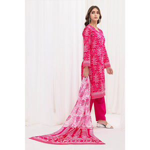 Non cousu belle qualité pelouse tenue décontractée pour les femmes 2025 nouveau Design dames pelouse Shalwar Kameez avec Dupatta - Product Image 3