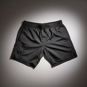 Noir 100% Nylon Pluie Randonnée Shorts Hommes Poids Léger Workout Wear Coupe-Vent Shorts Hommes Hommes Formation Coupe-Vent Shorts - Product Image 2