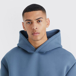 High Street Best Design Logotipo personalizado Alta calidad Loose Fit Chándales Transpirable Hombres 100% algodón Chándales Venta al por mayor OEM - Product Image 6
