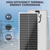 Panneaux photovoltaïques monocristallins à demi-cellules haute tension, efficacité de 22 %, garantie de 25 ans, système de stockage d'énergie solaire