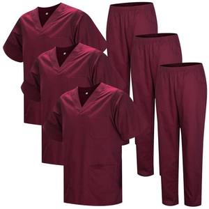 Tenues médicales de haute qualité, anti-rides, respirantes, à séchage rapide, en tricot, ensembles d'uniformes d'hôpital, accessoires pour infirmières, polyester, nylon - Product Image 3