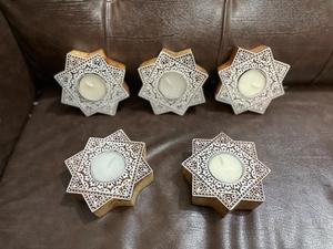 Venta caliente diseño de corazón soporte de luz de té de Navidad personalizado Metal interior boda decoración de temporada con formas únicas - Product Image 2